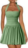 Kaximil Women's Sexy Halter Corset Mini Dress - Flattering Club Fit is