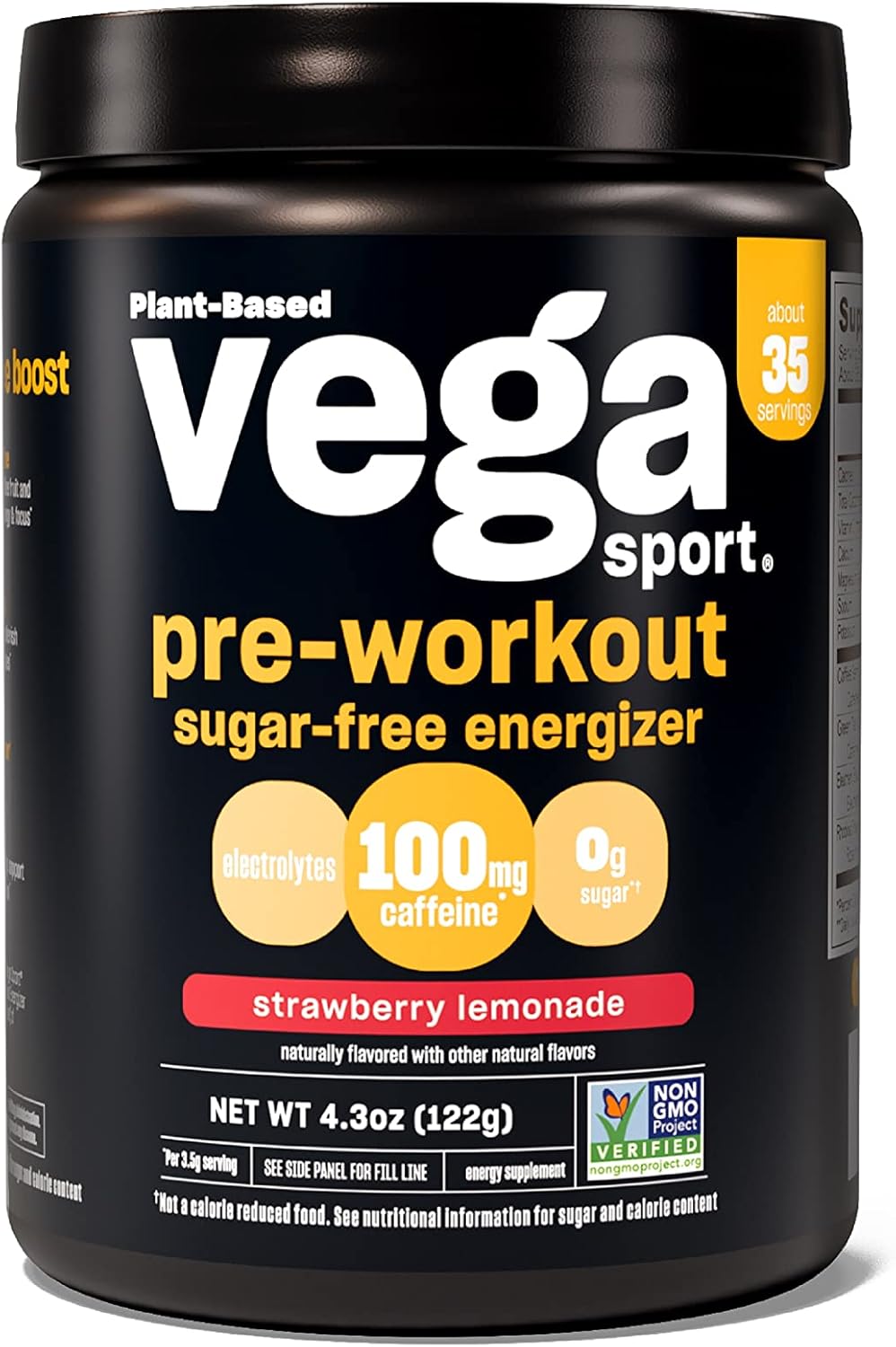 Vega Sport Sugar Free Pre-Workout Energizer for Energy & Focus