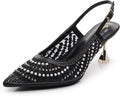 VenusCelia Women's Charming Slingback Pump Shoe - 2in Heel Comfort