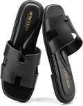 Women's Flat Sandals H-Band Slide Sandals - Dressy Beach Flats