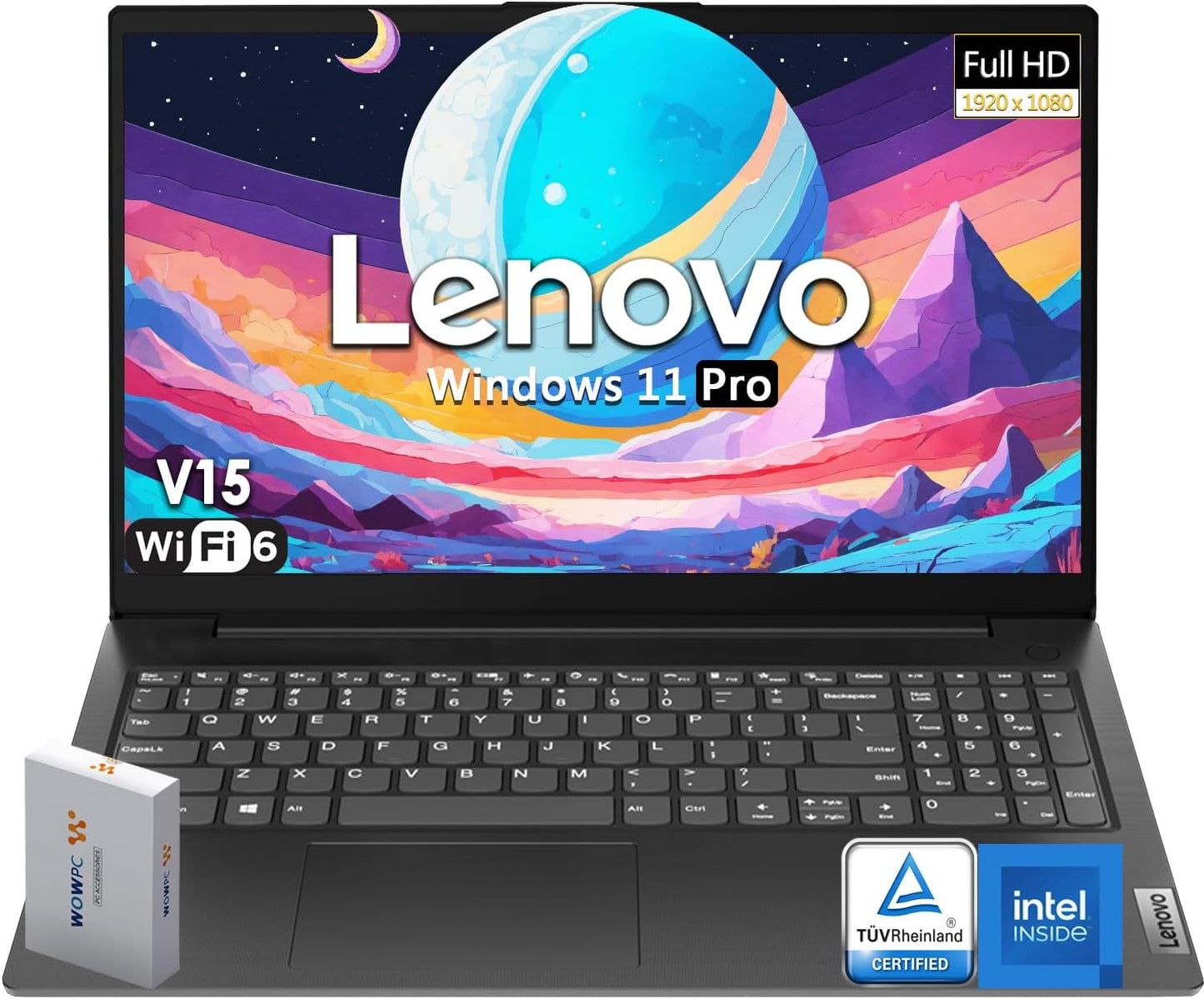 Lenovo V15 Laptop with Intel Celeron N4500 and 16GB RAM