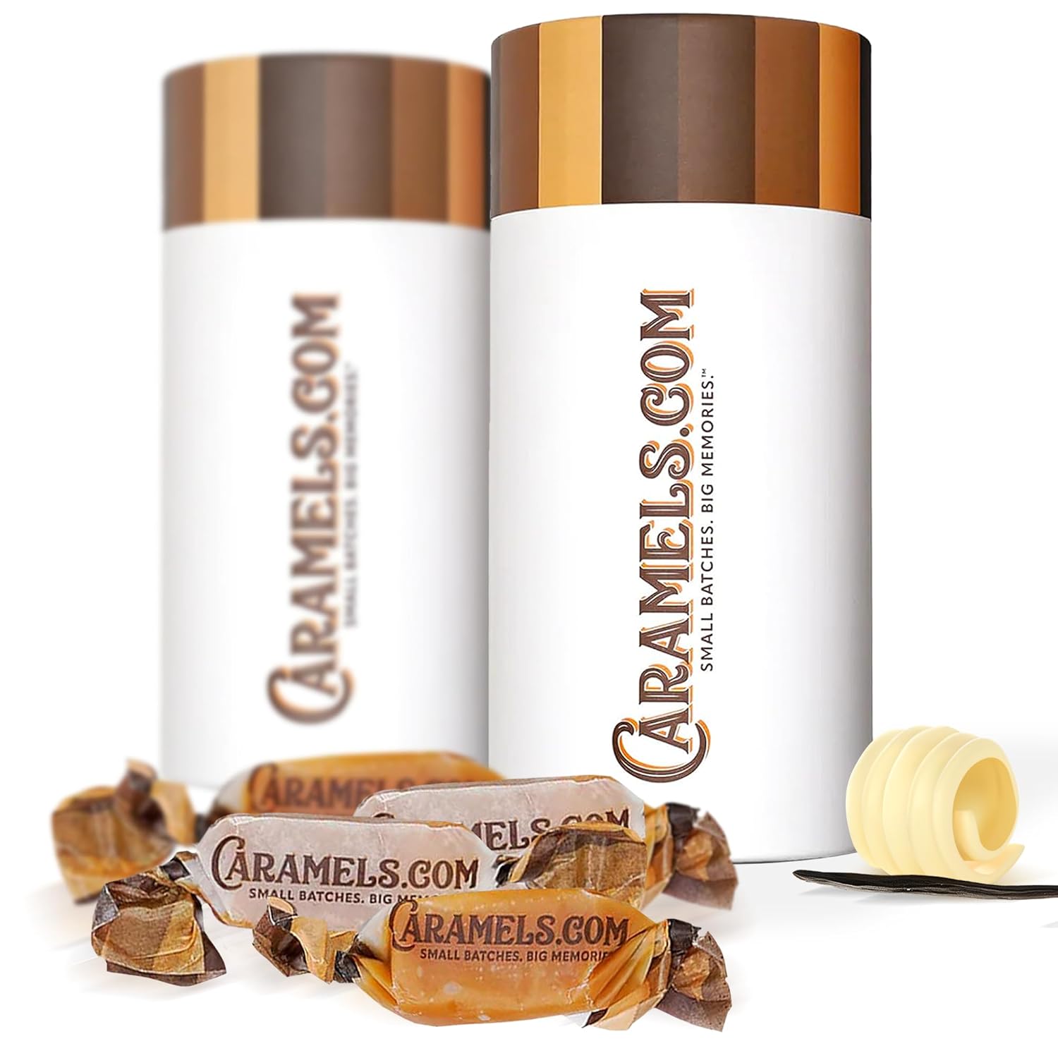 Sea Salt and Butter Caramels Duo Pack - Soft Chewy Treats