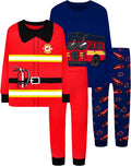 DAUGHTER QUEEN Boys Long Sleeve Pajamas Size 18Months-12Years - Soft 7