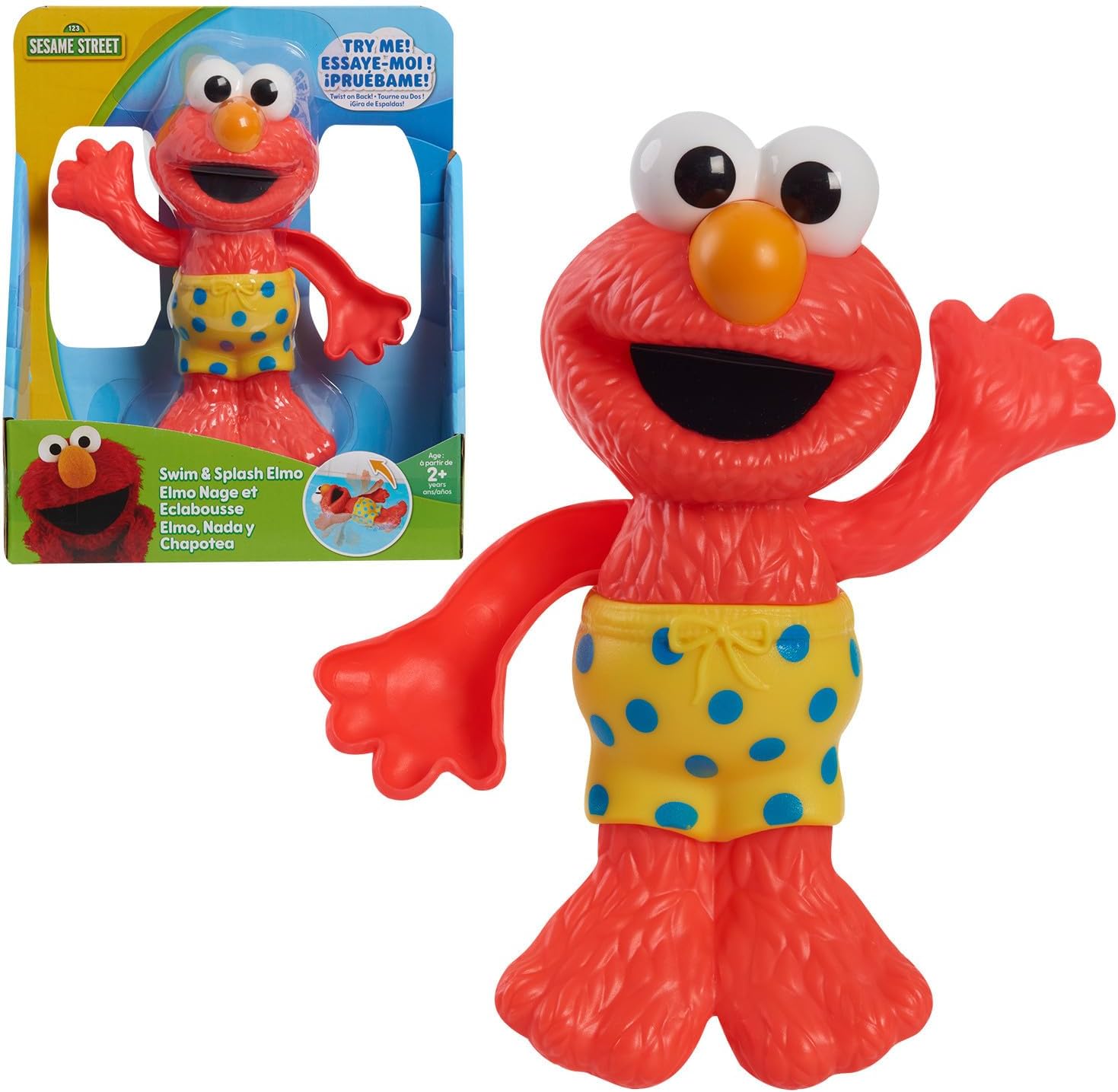 Elmo Wind Up Bath Toy - Fun Aquatic Play!