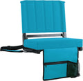 SPORT BEATS Stadium Seats with Back Support - Thick Padded Bleacher