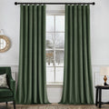 Velvet Curtains 108 in 2 Panels Set - Heavy Drapes for Living Room
