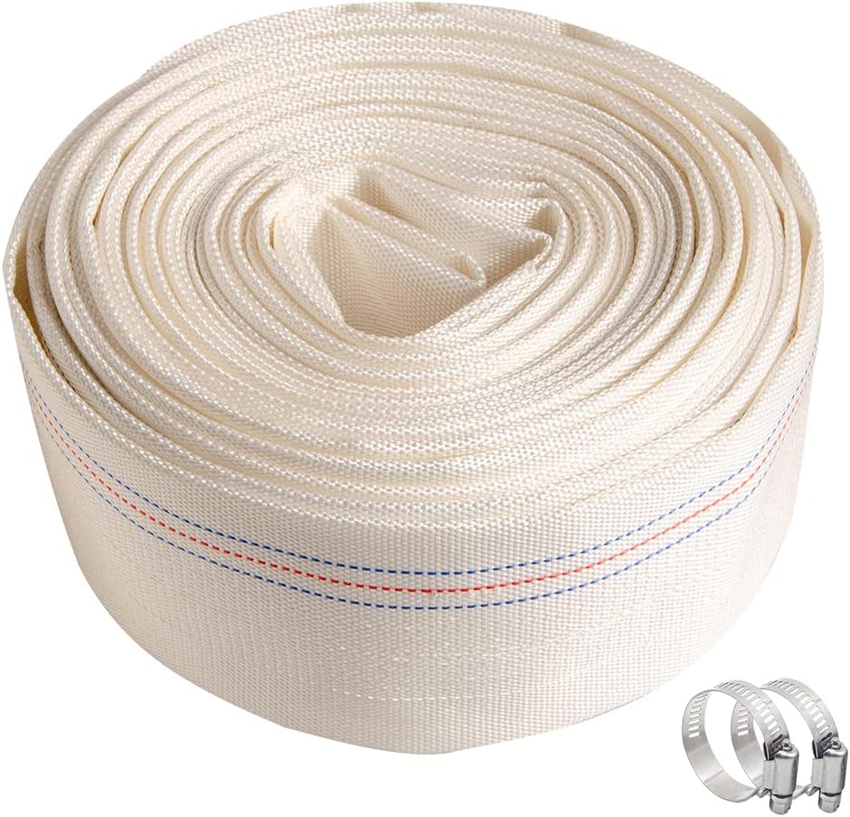 QuQuyi 4in x 30 FT Heavy Duty PVC Swimming Pool Backwash Hose