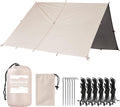 Bearhard Waterproof Camping Tarp 10x10ft - Lightweight Shelter