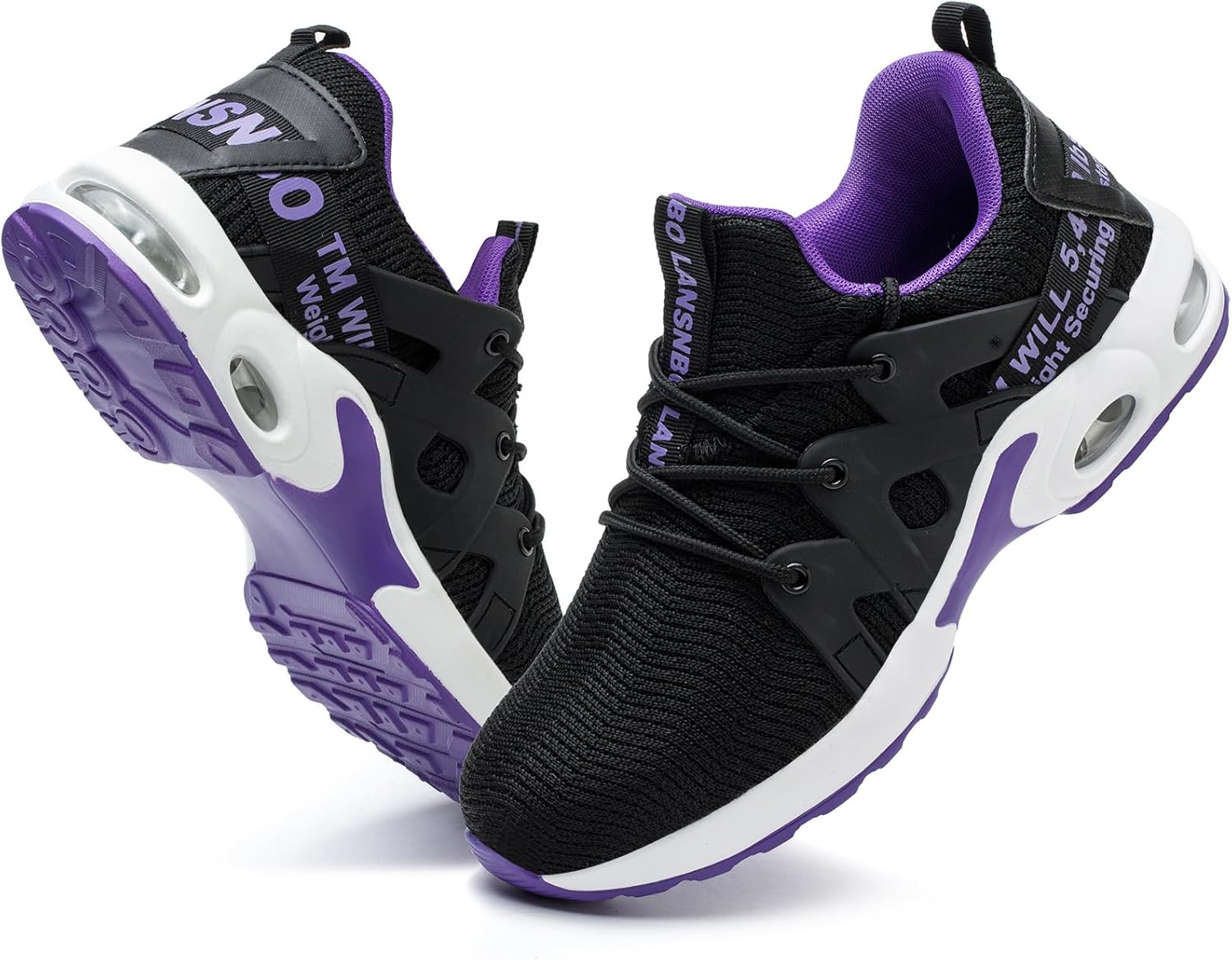 Indestructible Steel Toe Shoes for Women - Lightweight Safety Sneakers