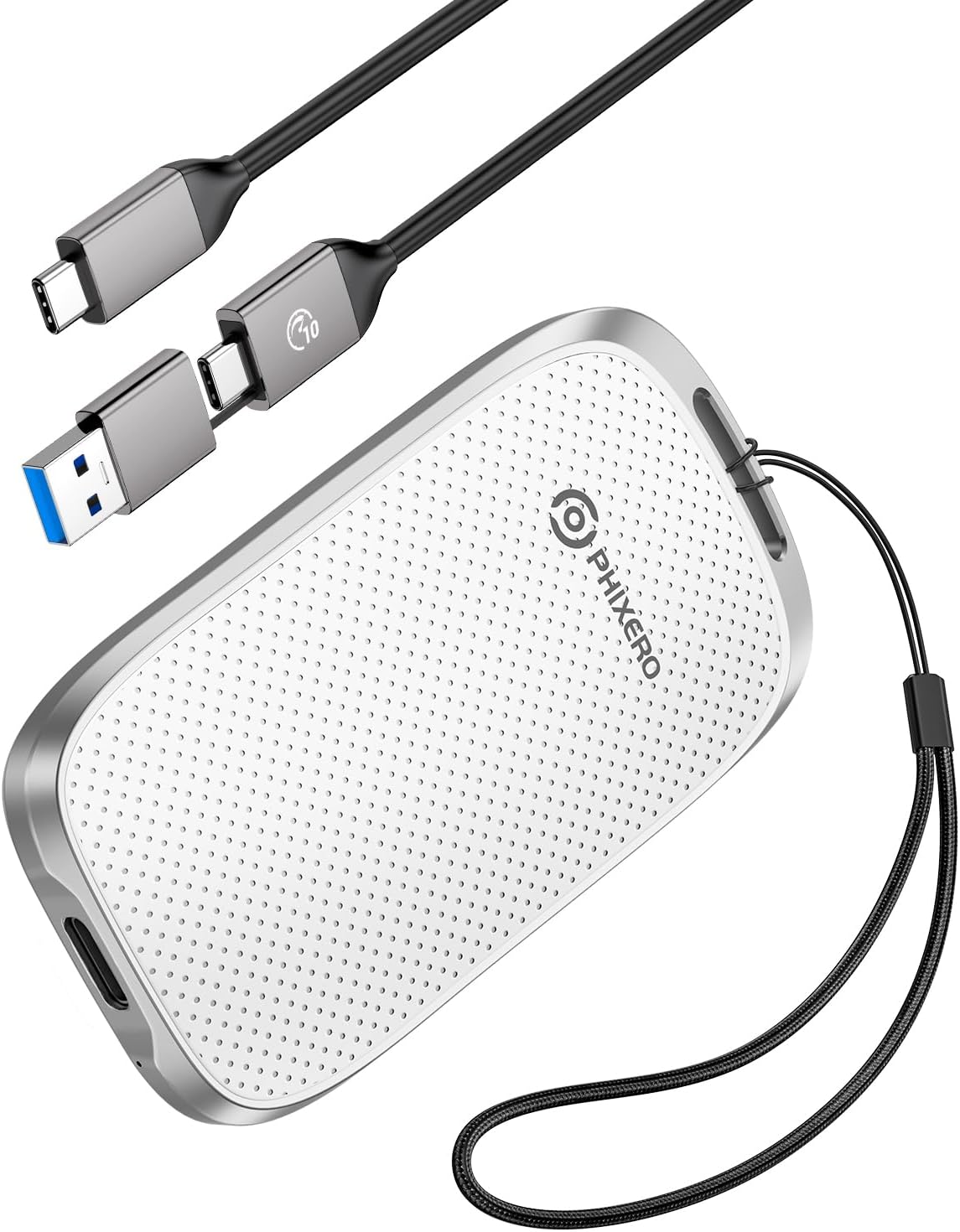 PHIXERO 2TB Portable SSD with Ultra-Fast Data Transfer Speed