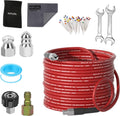 NIFUAL Sewer Jetter Kit for Pressure Washer 25FT - Powerful Home Drain