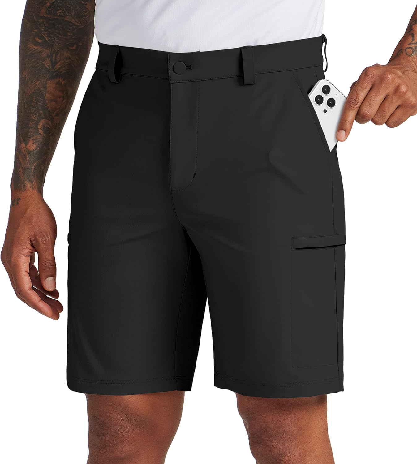 Willit Men's Golf Shorts Quick Dry Athletic Casual Cargo Style