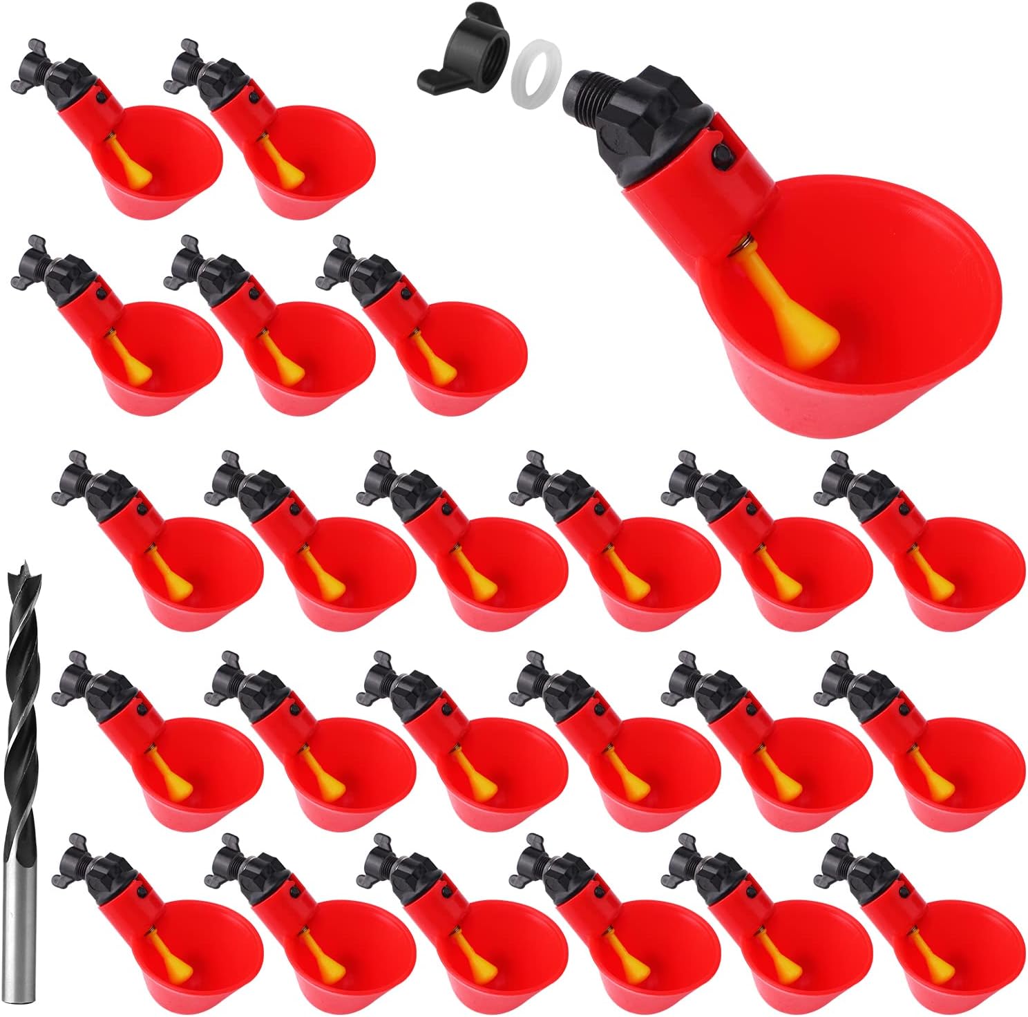 Automatic Poultry Watering Cups - Hydration Solution