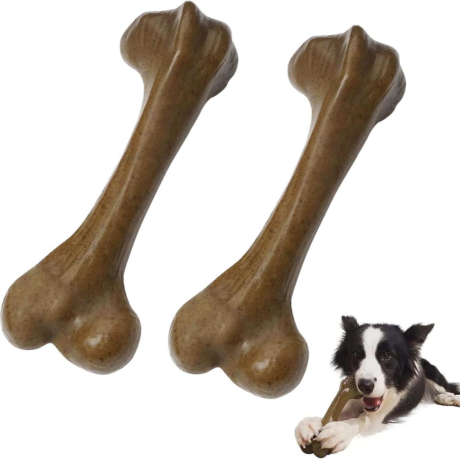 Extreme Chew Dog Bones 2pcs - Indestructible Beef Flavor