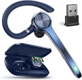 Bluetooth Headset Wireless Earpiece with Noise Canceling Mic - Long