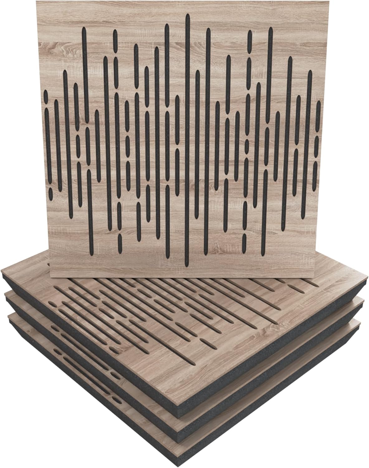 Sound Absorption-Diffuse Acoustic Panel Wave for Studios