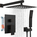 Rainfall Shower System 12 in Rain Shower Head and Handle Set
