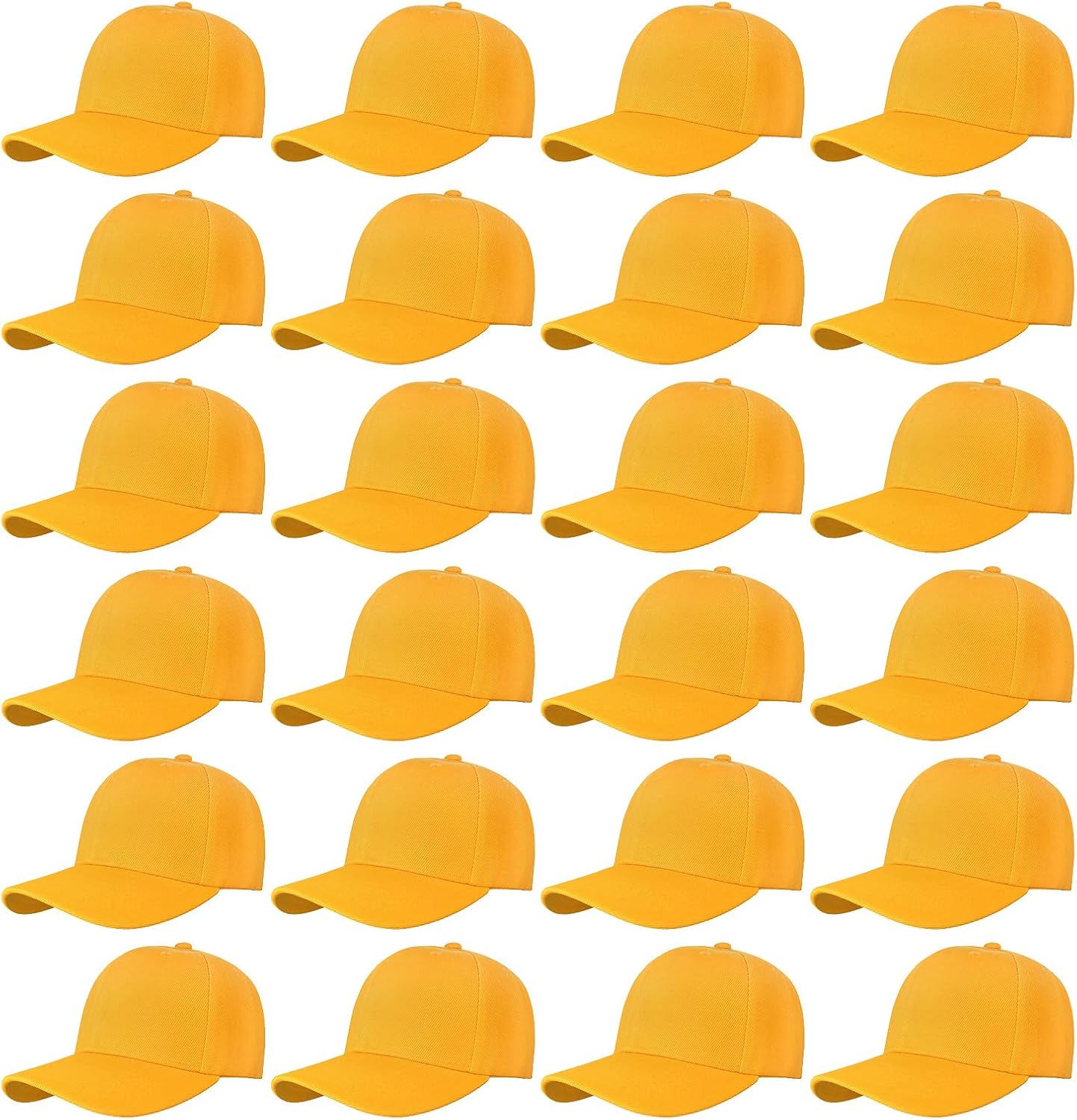Unisex Baseball Cap Bulk Wholesale - Adjustable Size Value Pack