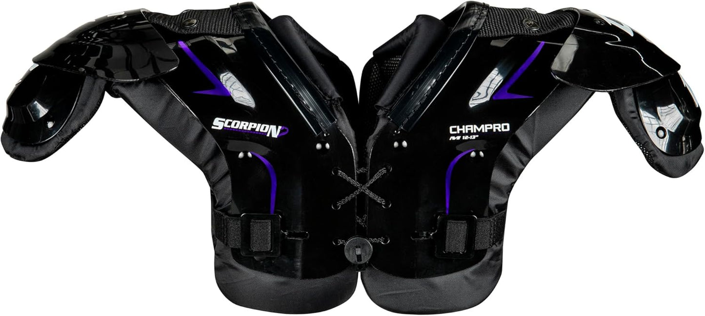 CHAMPRO Scorpion Youth Football Shoulder Pad for Young Players