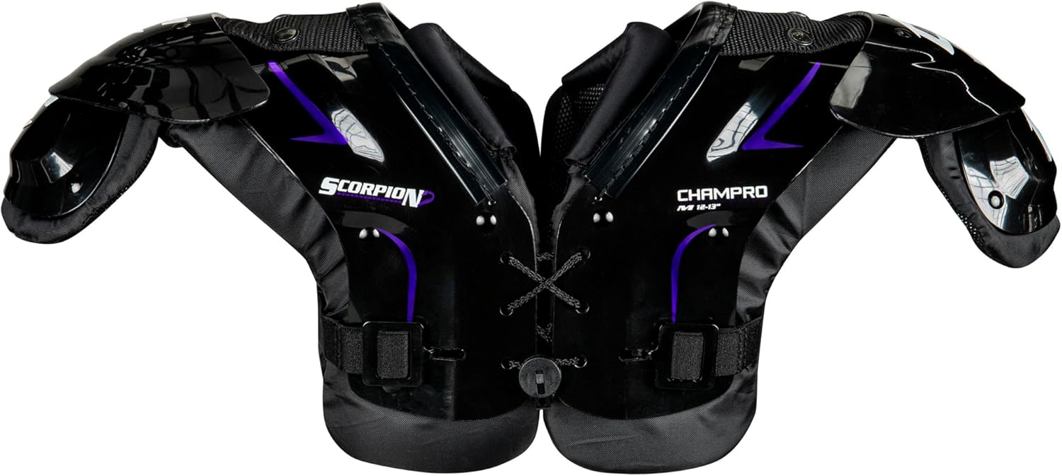 CHAMPRO Scorpion Youth Football Shoulder Pad for Young Players