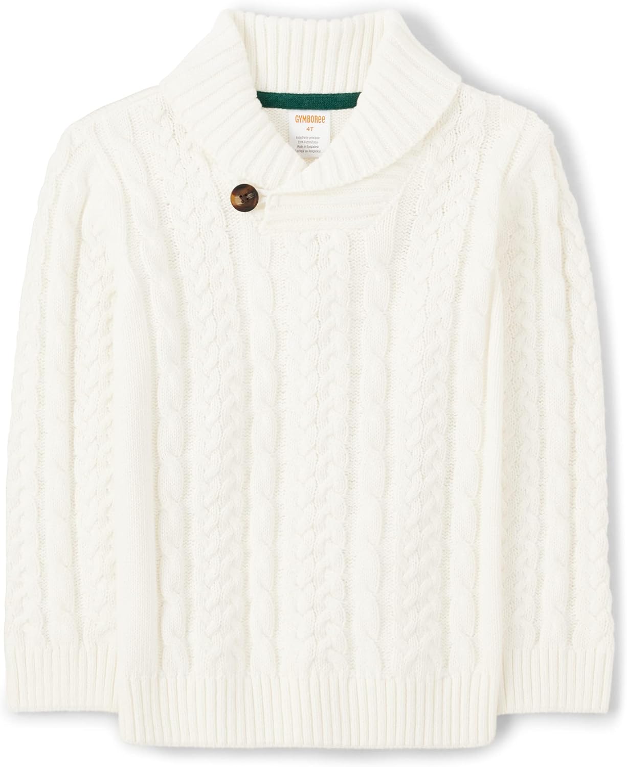 Gymboree Boys Long Sleeve Cable Knit Shawl Sweater Review