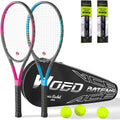 Pro Tennis Racket for Adults 27 in Speed Racquet - Lightweight