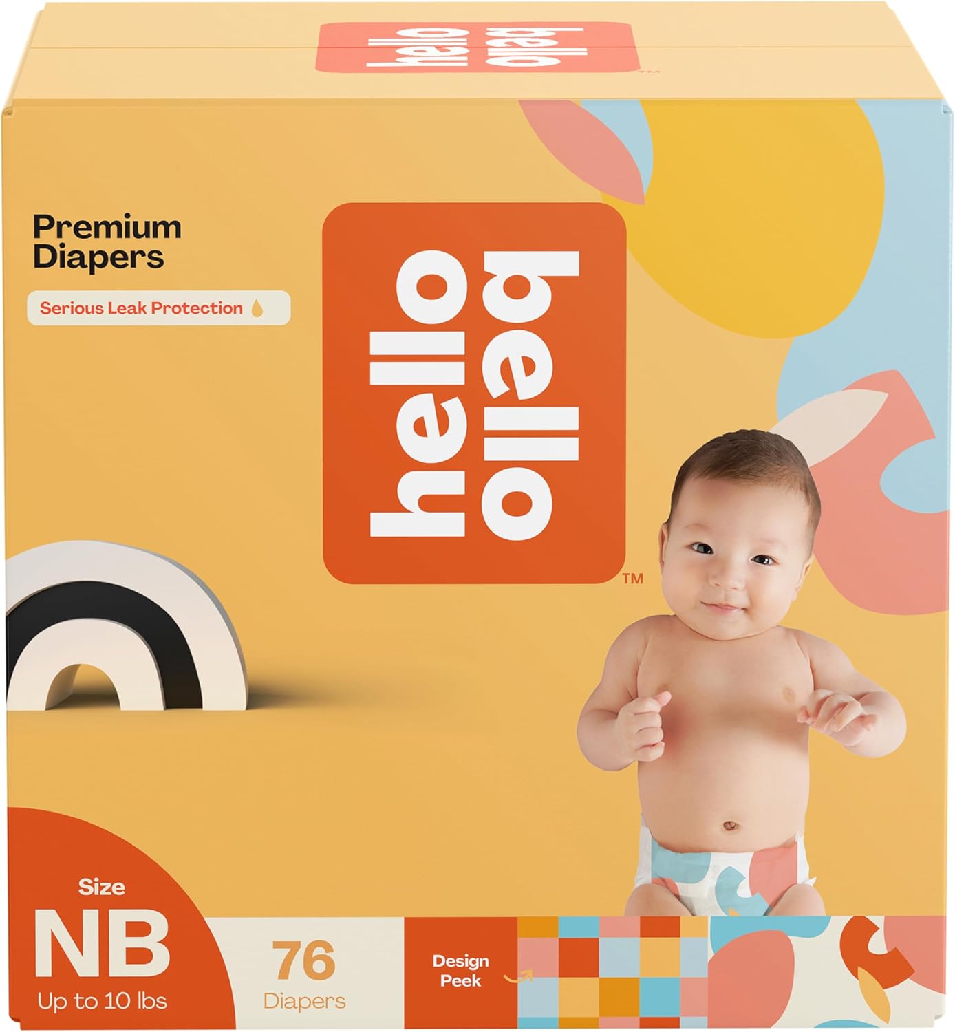 Hello Bello Premium Newborn Diapers - Hypoallergenic & Extra Absorbent