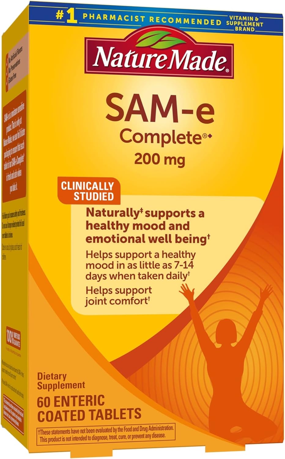 Nature Made SAM-e 200 mg Complete for Mood and Joint Support