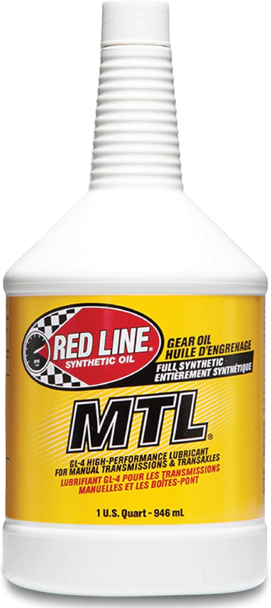 Red Line 50204 SAE 75W80 Manual Transmission Gear Oil - 4 Pack