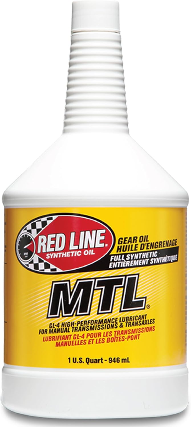 Red Line 50204 SAE 75W80 Manual Transmission Gear Oil - 1 Quart