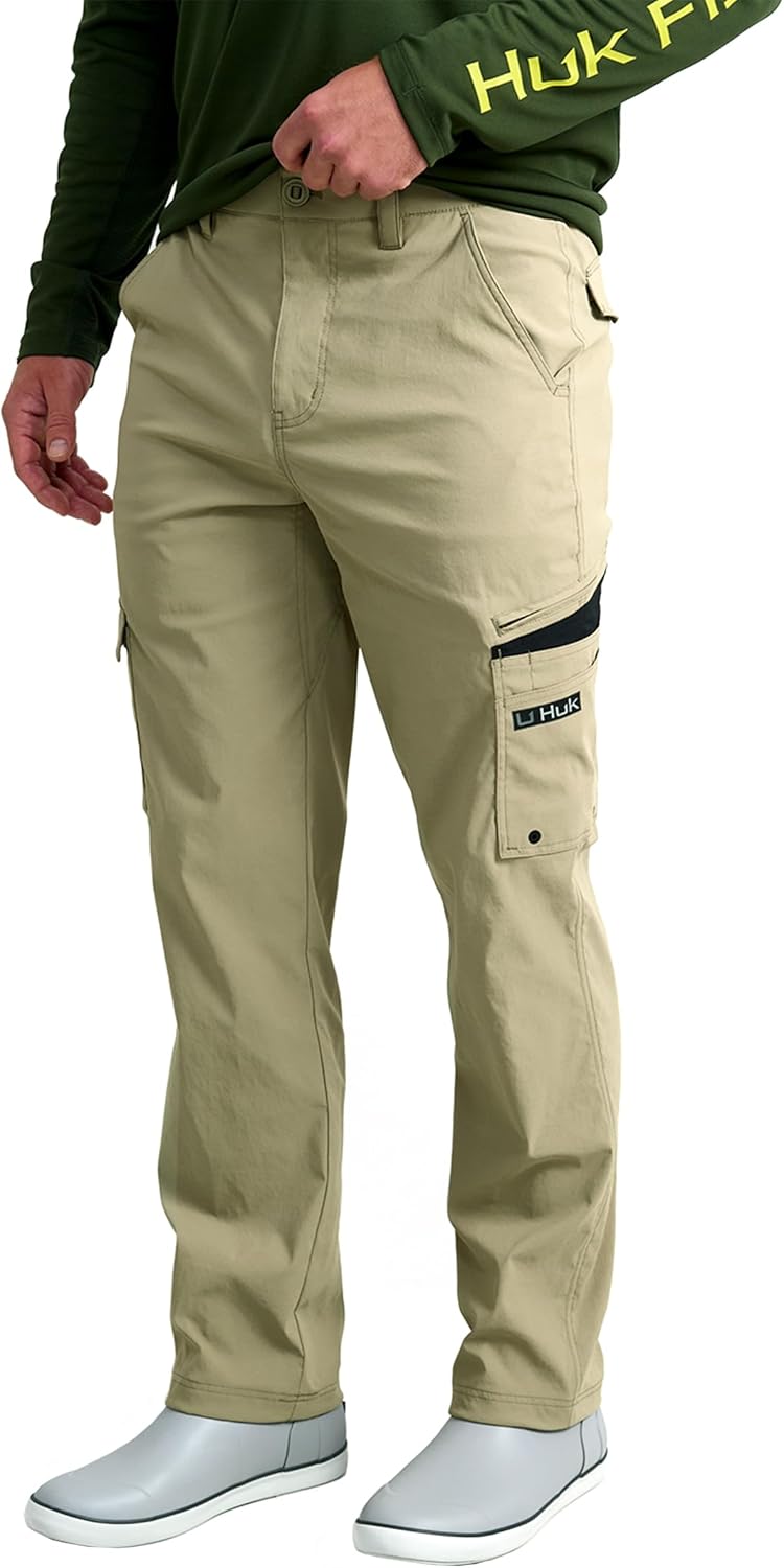 HUK Men's Icon Pro Pant - Performance Fishing Cargo Pants