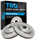 TRQ Front Brake Rotors Set Vented Compatible with 2004-2008 Chrysler