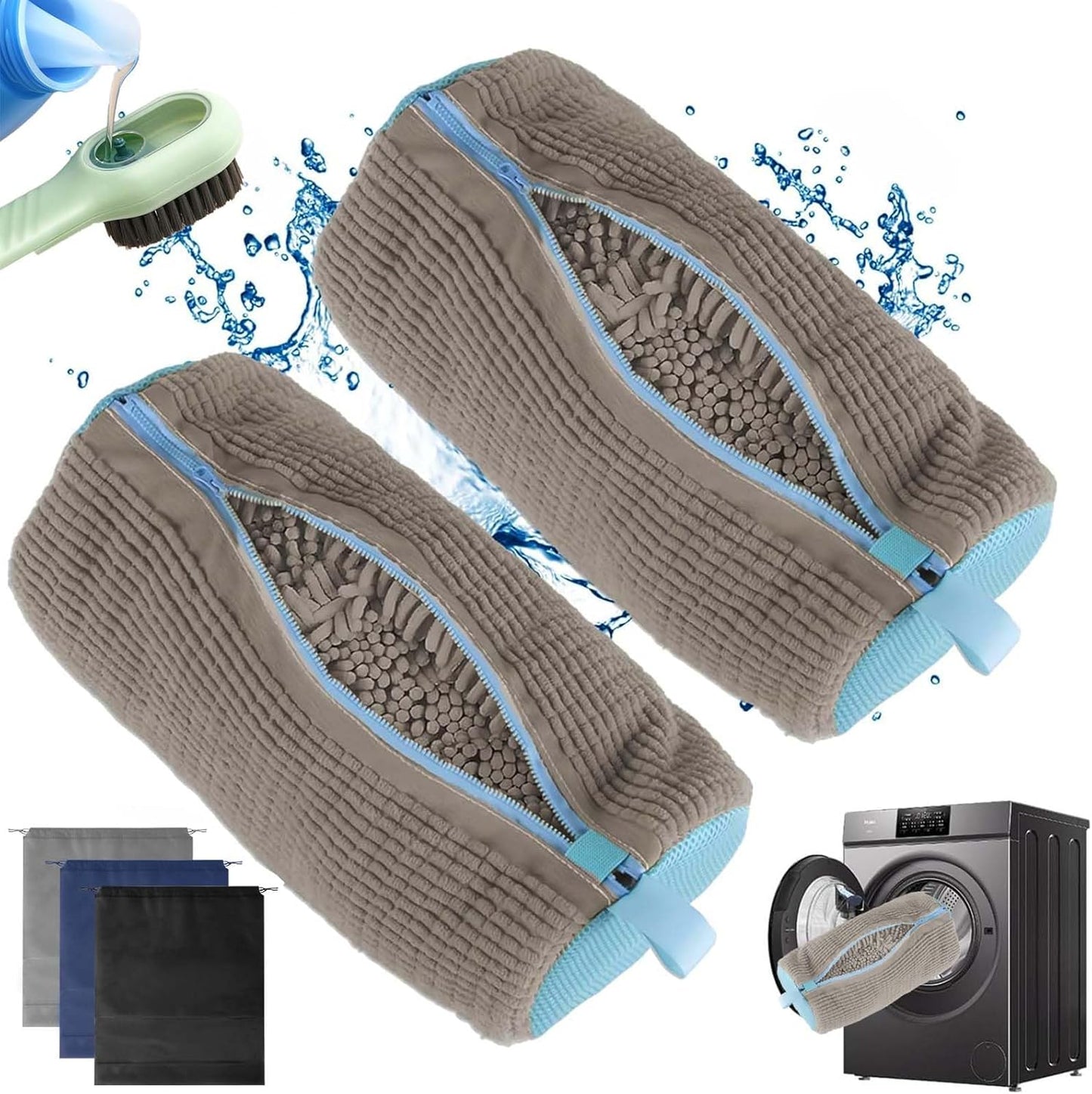 360 Cleaning Shoe Washing Bag Set