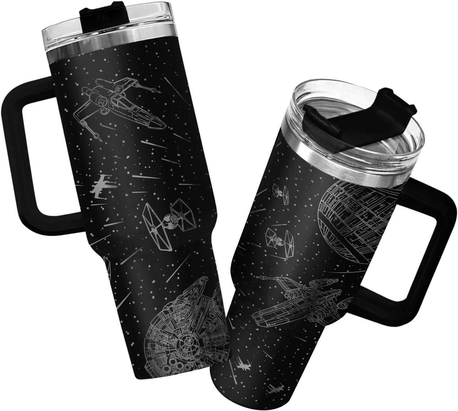 34HD Movie Tumbler for Lovers - Funny 40 Oz Mug with Handle