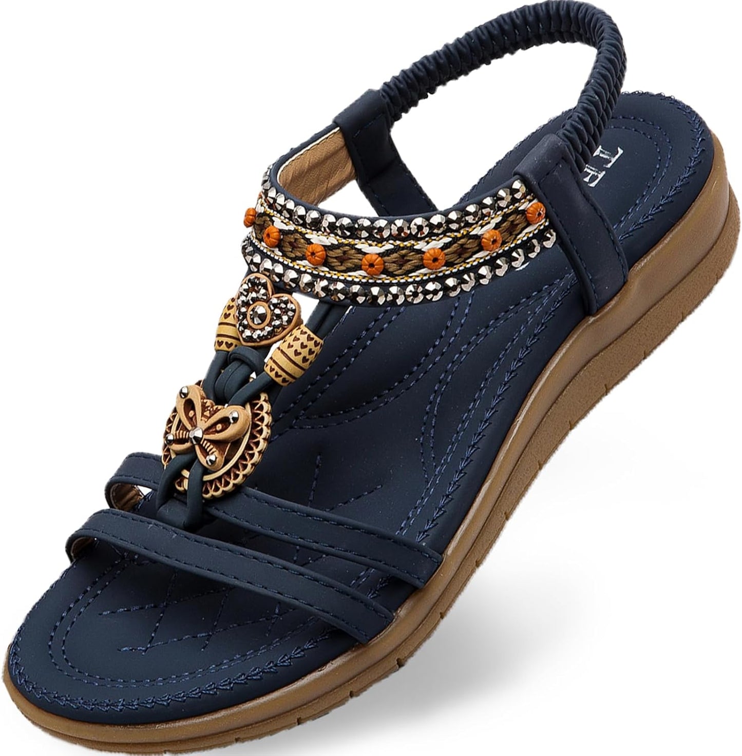TETSUO Women Sandals with Arch Support for Summer Beach Wear