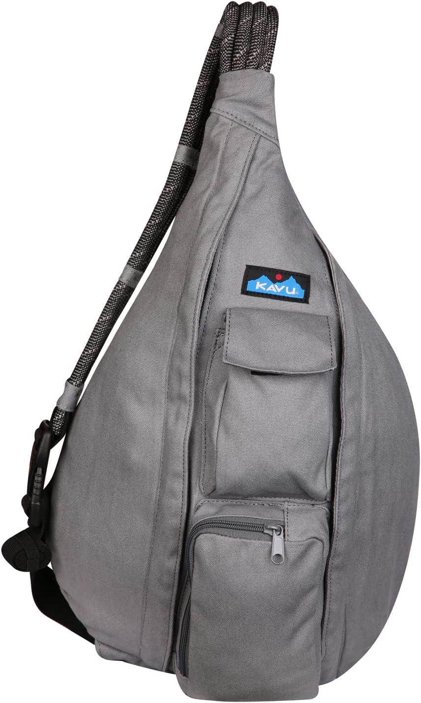 KAVU Original Rope Bag Sling Pack with Adjustable Rope Strap
