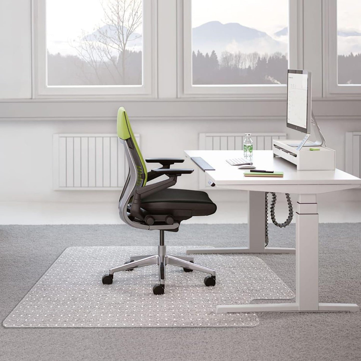 JAKARL Clear Carpet Chair Mat - Floor Protector