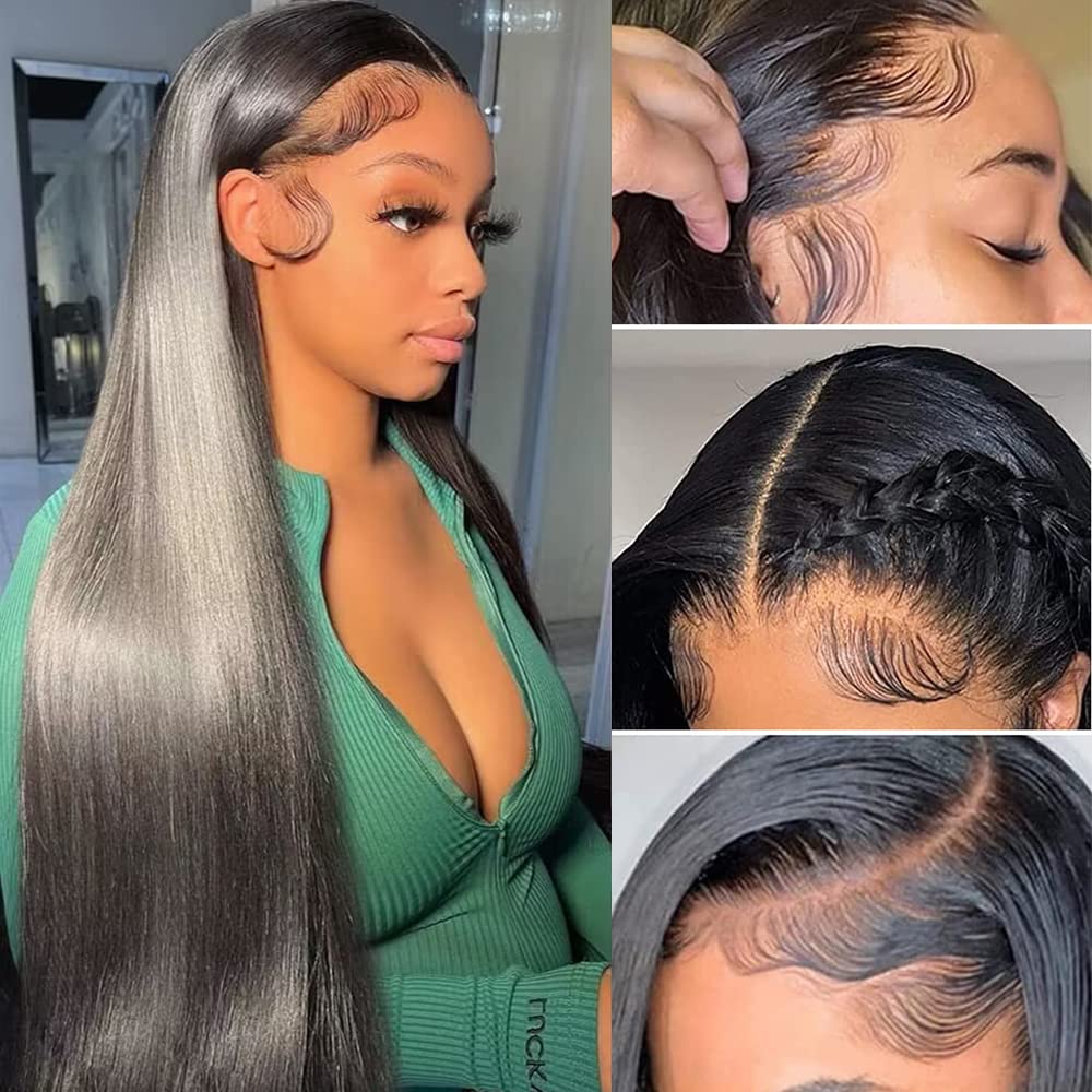 13x6 Lace Front Wigs Human Hair for Women - 16Inch HD Quality