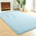 Plush Modern Shag Area Rug for Cozy Bedroom and Living Room Decor