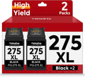 PG-275XL 275XL Black Ink Cartridges Remanufactured Replacement - High