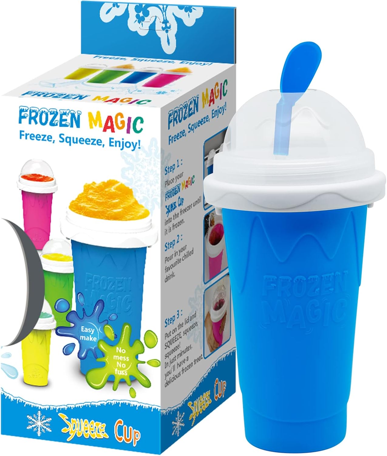 Quick-Freeze Slushy Maker Cup - Refreshingly Easy!