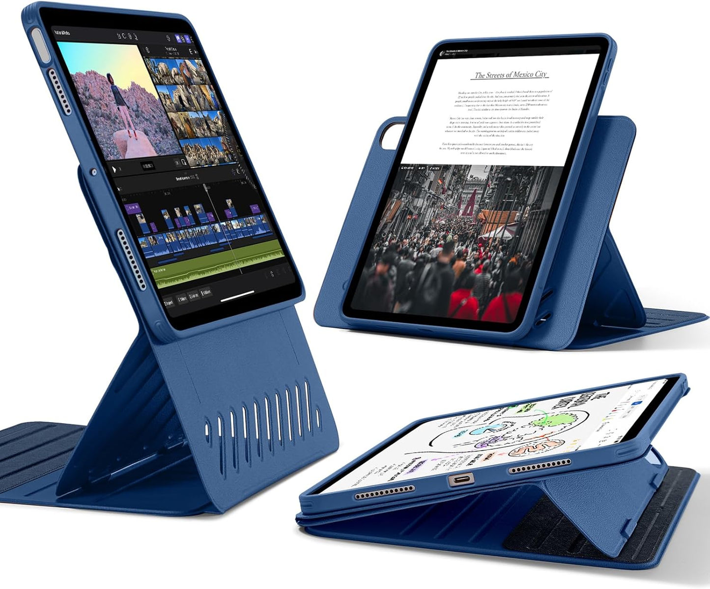 ESR iPad Air 13 Inch Case with Magnetic Cover and Stand