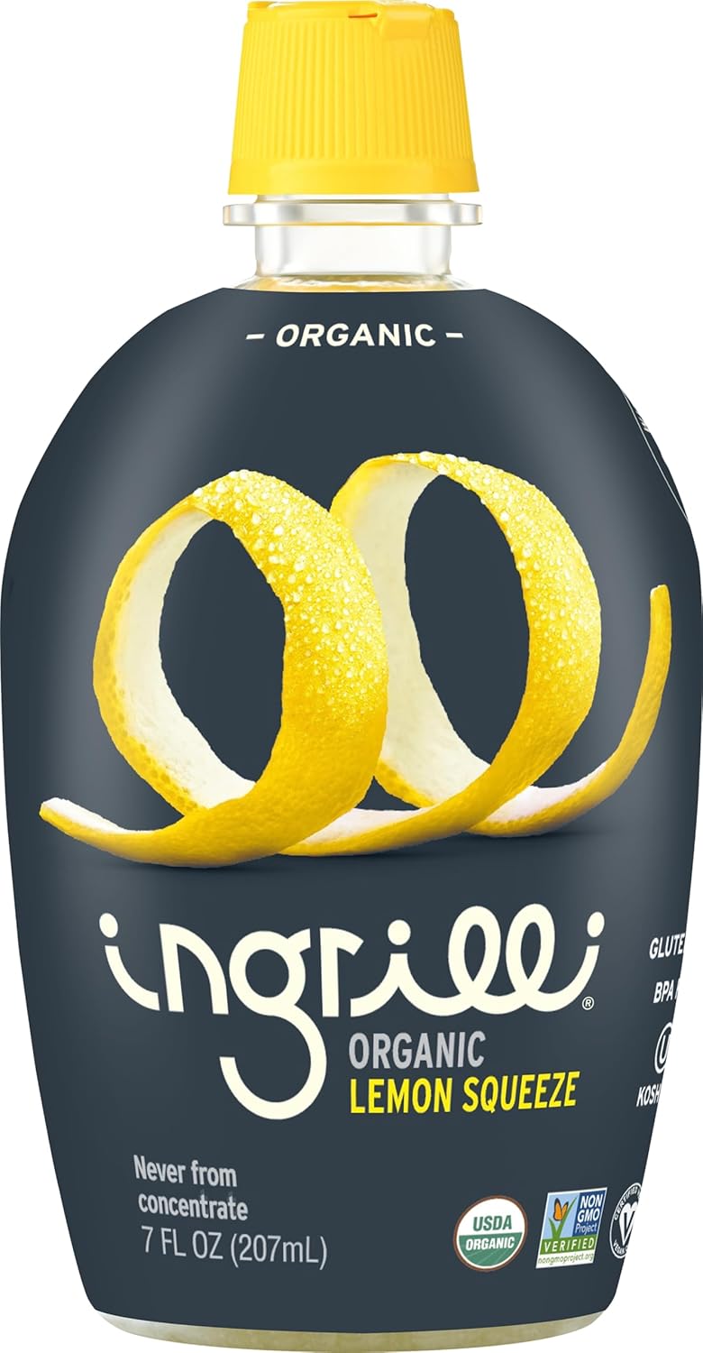 Organic Lemon Squeeze for Cooking, Drinks, and Baking - 12 Pack