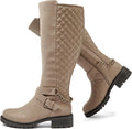 Luoika Women's Extra Wide Calf Knee High Boots - Wide (Style X5J5)