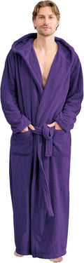 Bathrobes for Men Full Length - Soft Absorbent Long Towel Robes