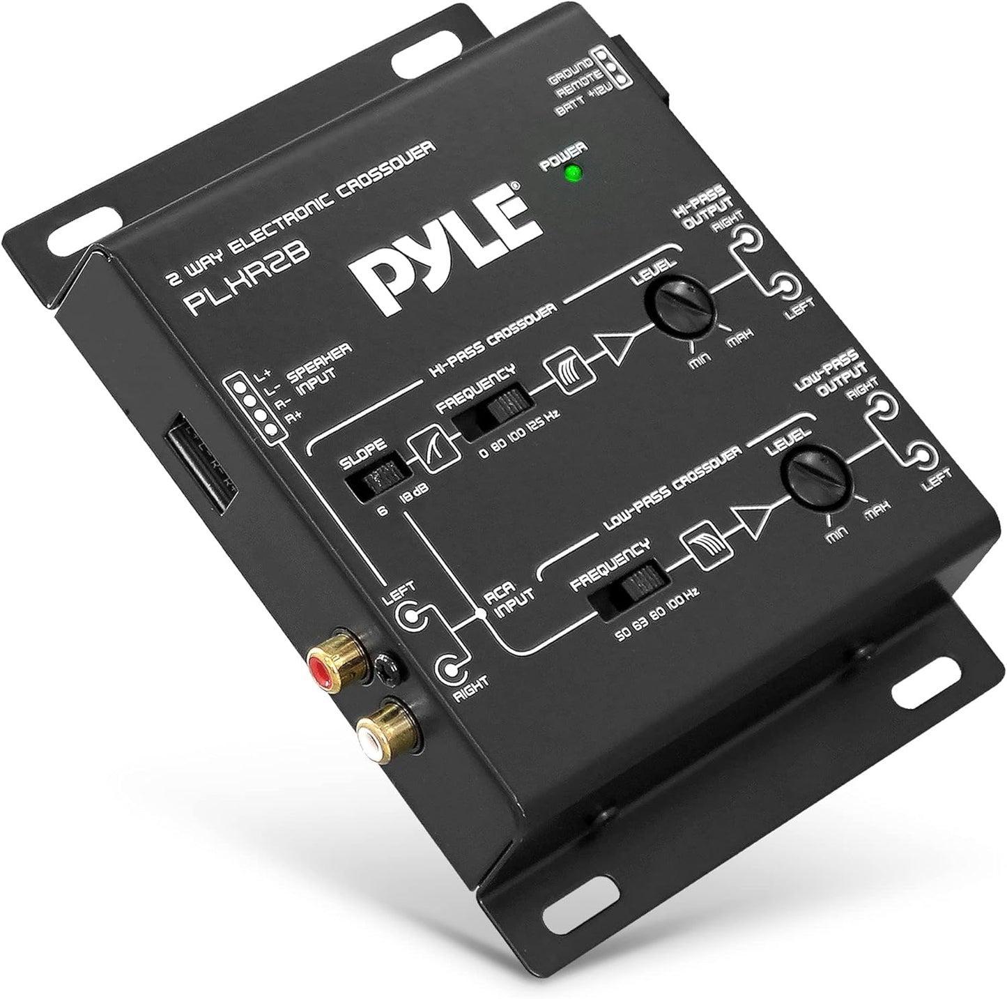 Pyle 2-Way Electronic Audio Crossover Network for Superior Sound