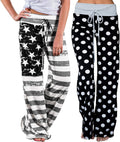 Women's Comfy Pajama Pants Long Palazzo Lounge Pants