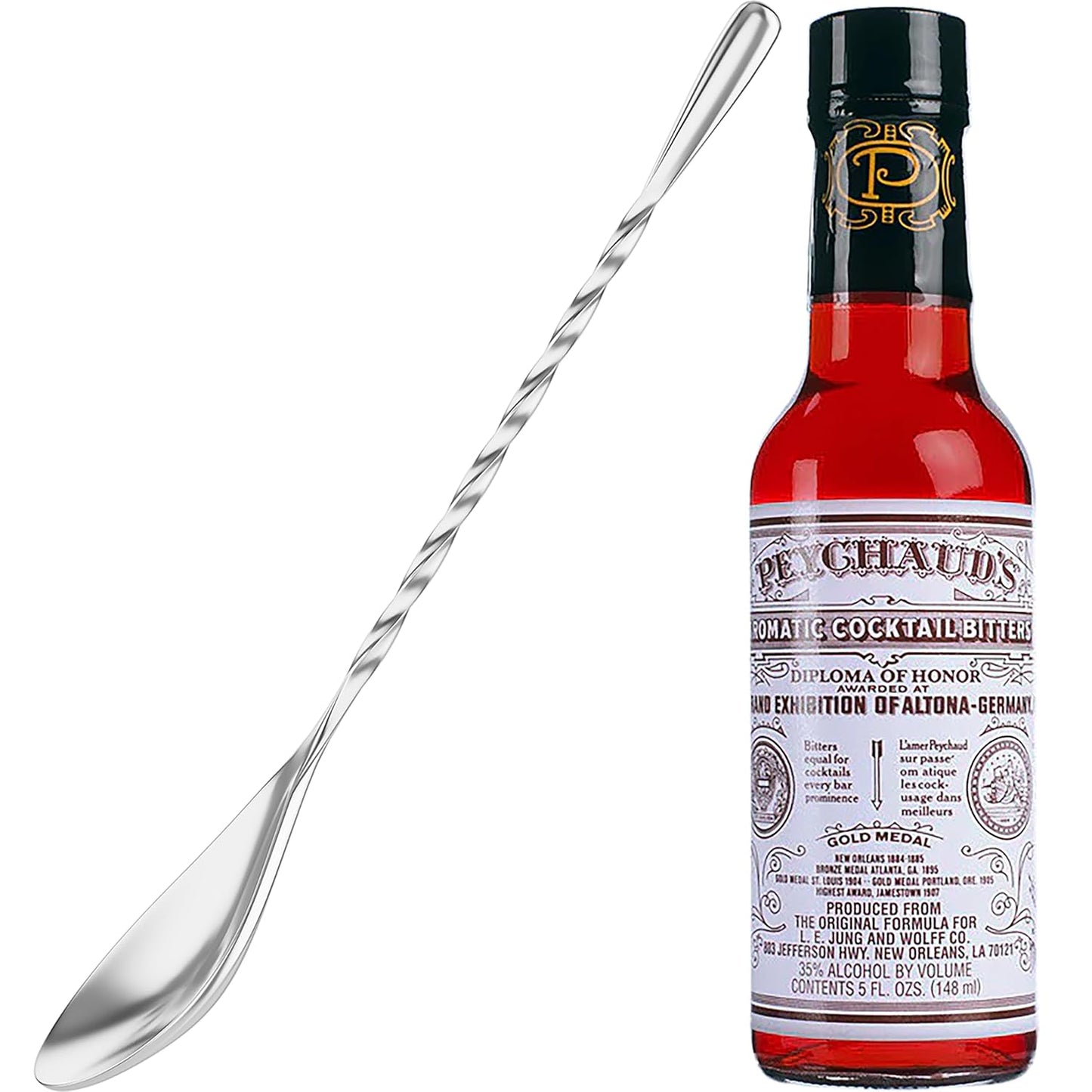 Peychaud's Bitters Gift Set with Cocktail Spoon
