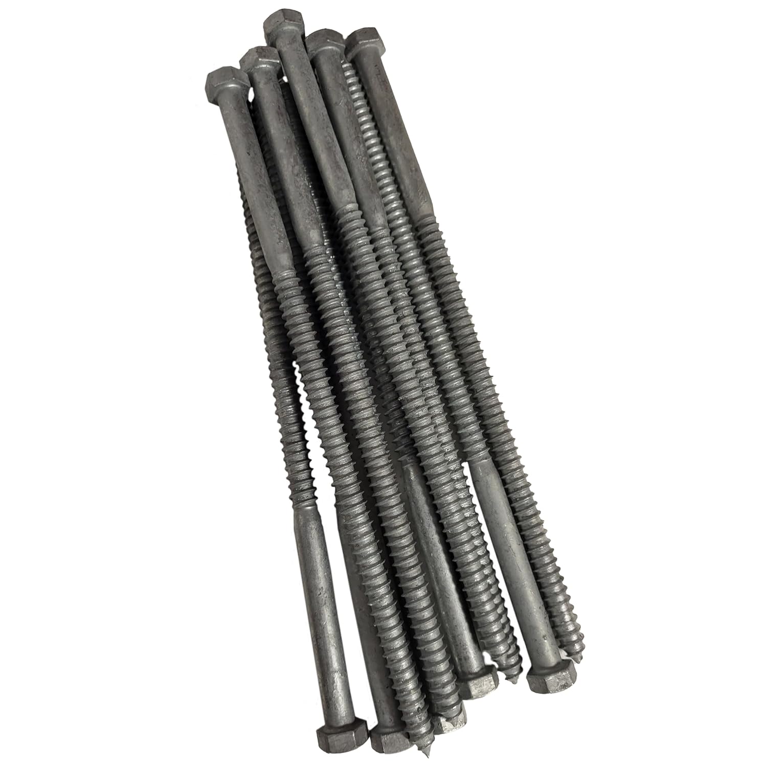 1/2 in x 12 in Lag Bolt Screws - Hex Head Hot Dip Galvanized