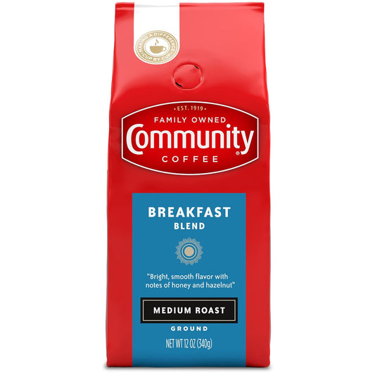Community Coffee Breakfast Blend 12oz: Energize Your Morning